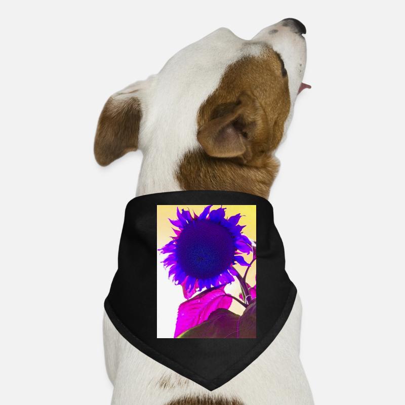 fleur d’été pop Art Bandana pour chien
