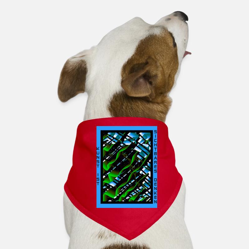 Design Kunst Bibi 6 - LIMITED Hunde-Bandana