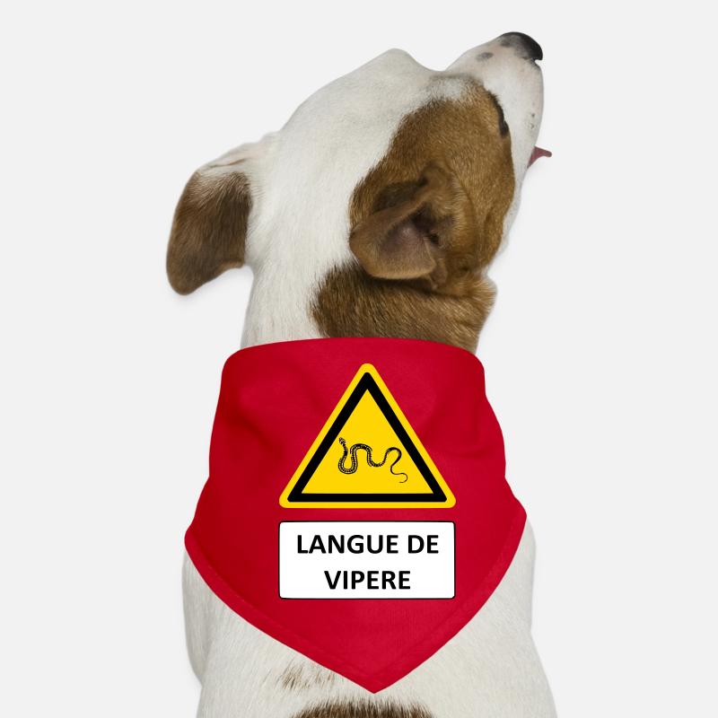 Zunge der Nattern Hunde-Bandana