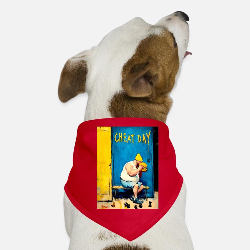 "Cheat Day" by van Gogh Dog Bandana