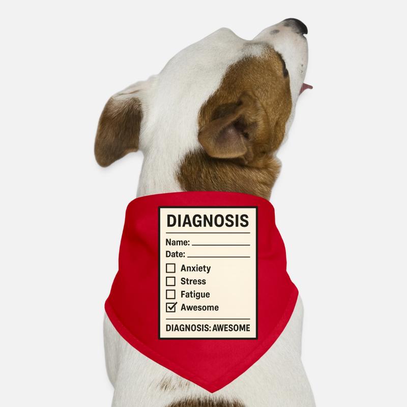 Diagnose Awesome Hunde-Bandana