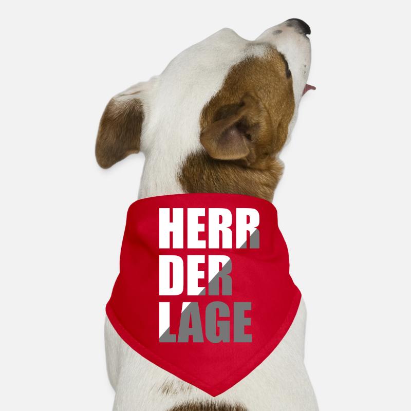 Herr der Lage Hunde-Bandana