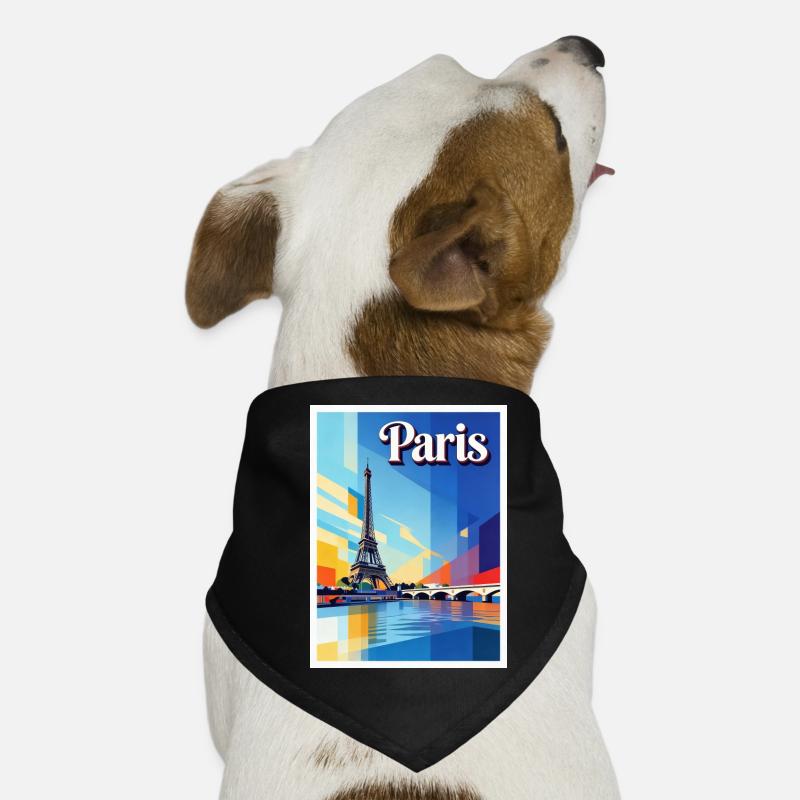 Pariser Prisma-Eiffel Hunde-Bandana