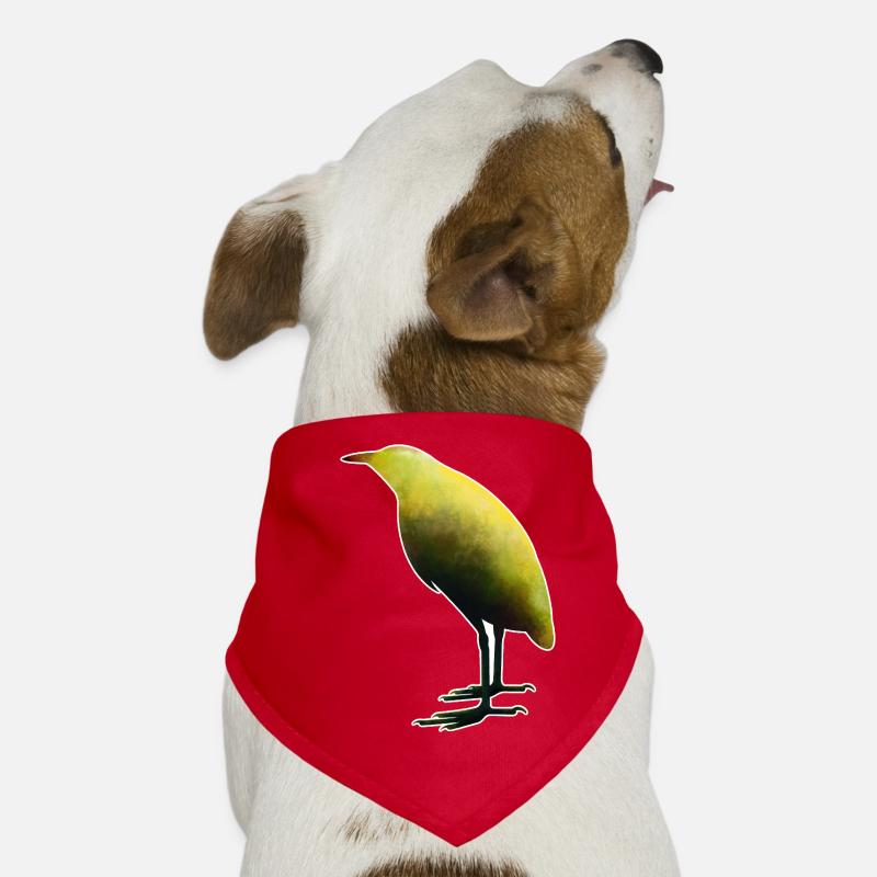 Bittern.1 - Dog Bandana - red