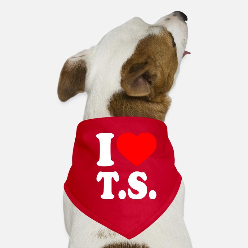 I love ts Bandana pour chien