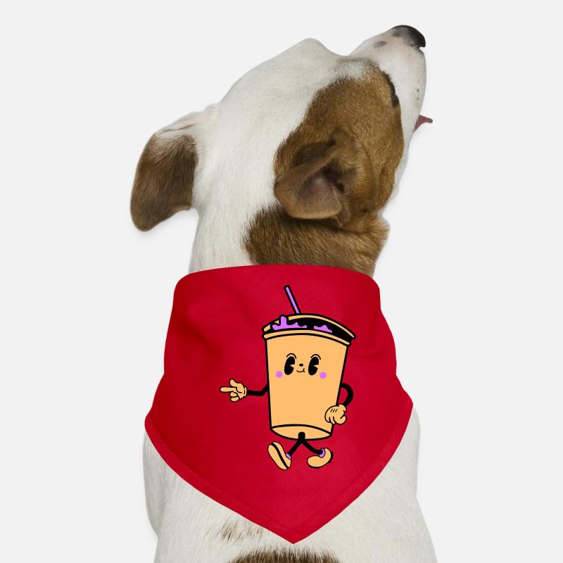 drink cartoon Hunde-Bandana