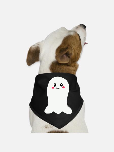 Fantôme - Bandana pour chien - noir - Devant