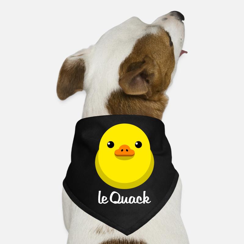 Chick Yellow le Quack for dark backgrounds Dog Bandana