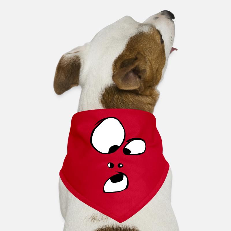 Powerful! Face Ghost Ghost Halloween Comic Dog Bandana