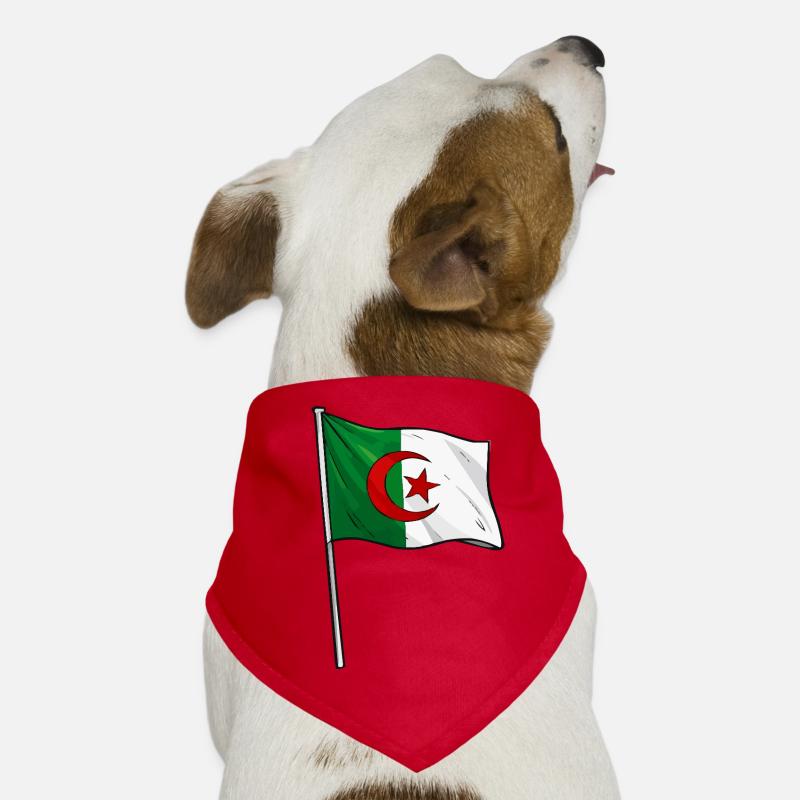 Algerian flag Dog Bandana