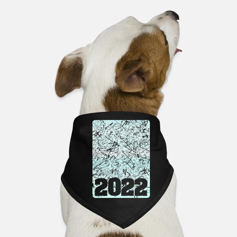 Number 2022 Dog Bandana