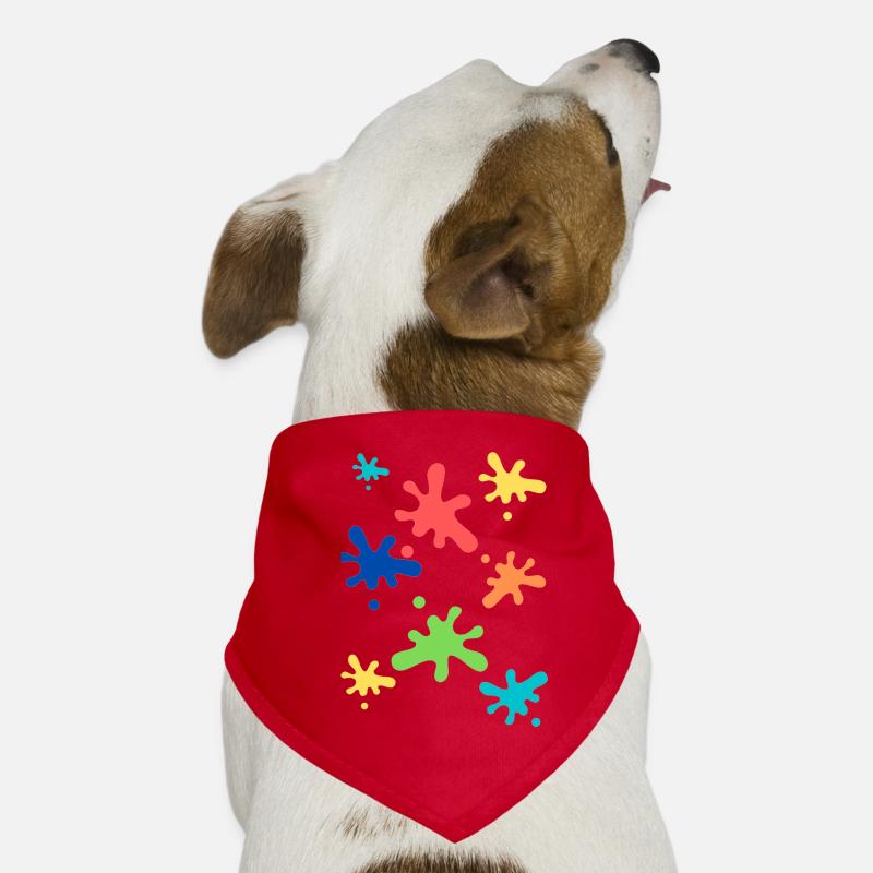 Paint stain Dog Bandana