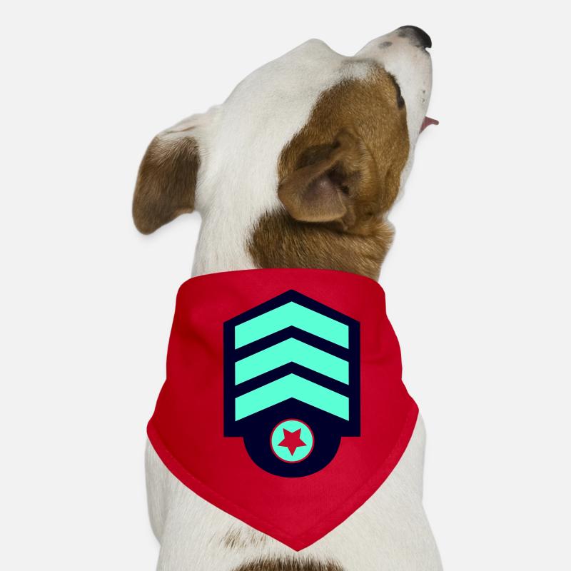 Abzeichen Hunde-Bandana