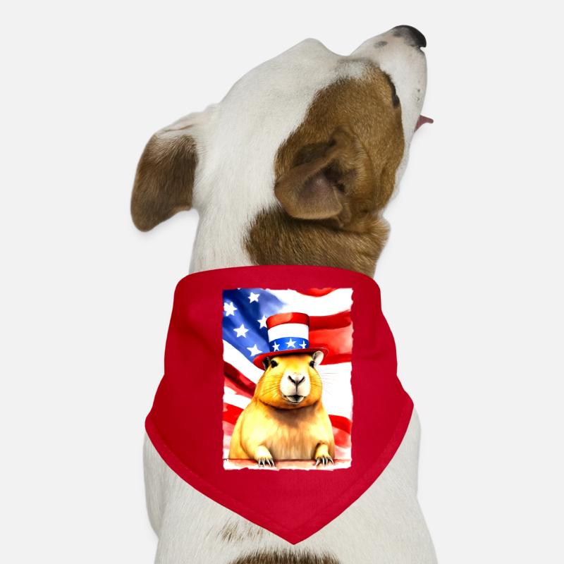 rongeur "Capybara Président" Bandana pour chien