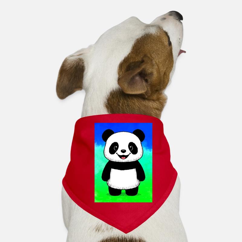 Panda Hunde-Bandana