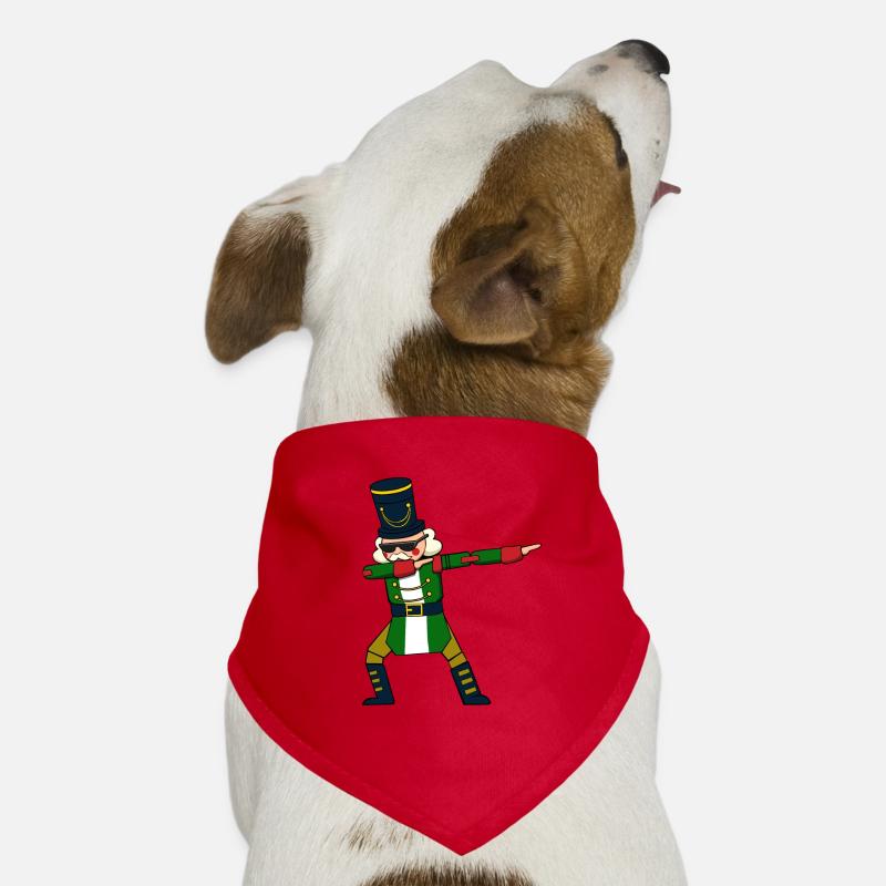 Pull de Noël Dabbing Nutcracker Figure Bandana pour chien
