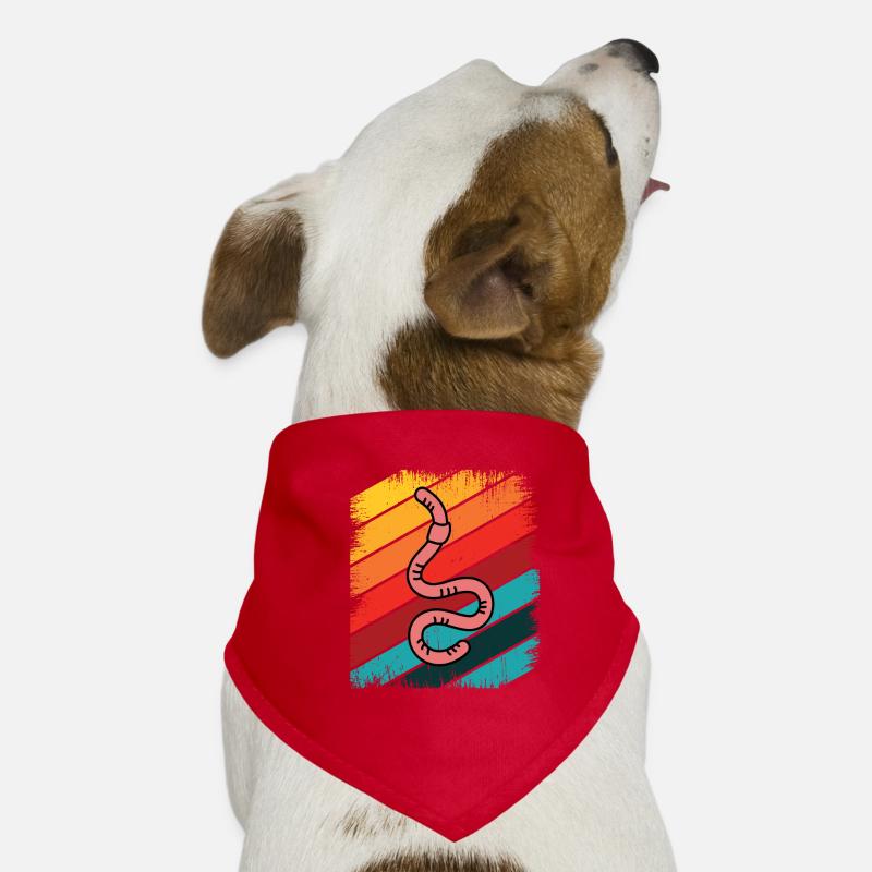 Regenwurm Hunde-Bandana