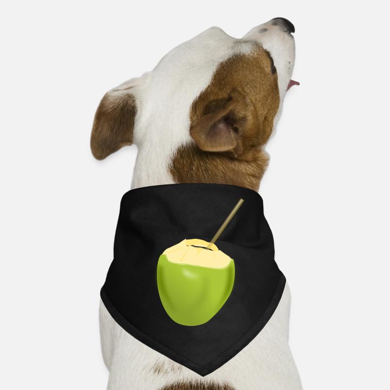 lait de coco Bandana pour chien