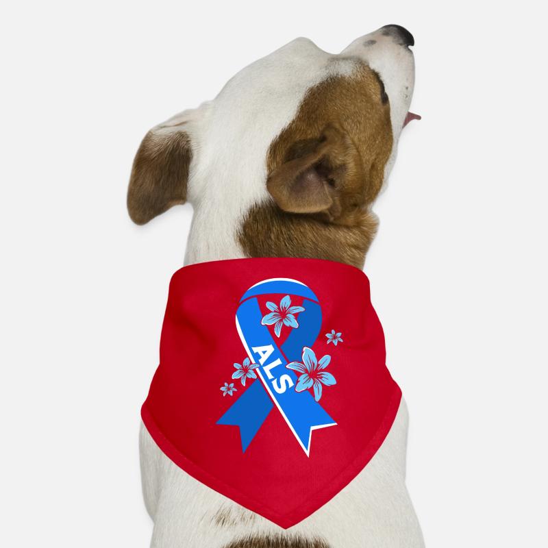 Maladie nerveuse SLA Bandana pour chien