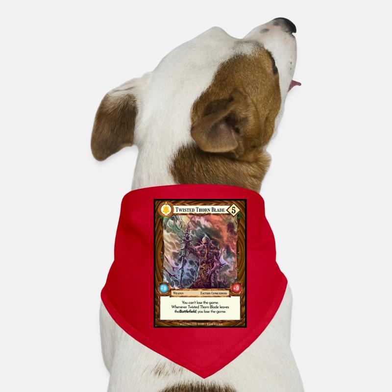 Twisted Thorn Blade - Hunde-Bandana - Rot