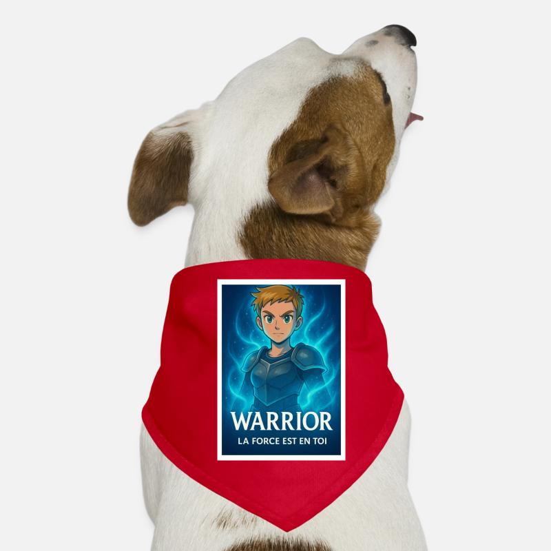 Blue Aura Warrior Dog Bandana