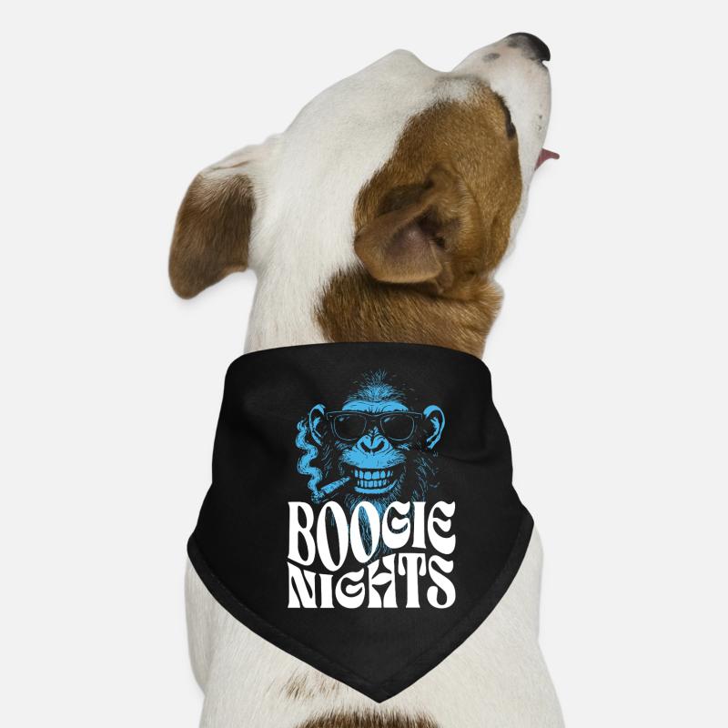 Boogie Nights Monkey Tee Dog Bandana