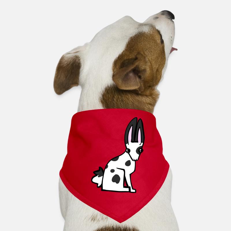 Lapin tacheté Bandana pour chien