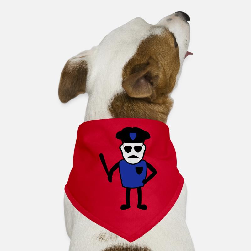 Policeman with truncheon Dog Bandana