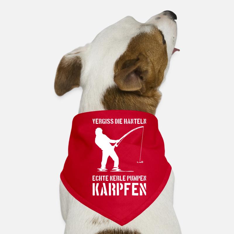 Real Guys Pump Carp Carp Angler Carp Bandana pour chien