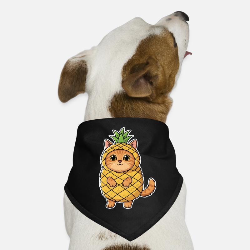Pineapple Cat Dog Bandana