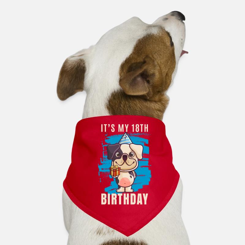 18. Geburtstag Hunde-Bandana