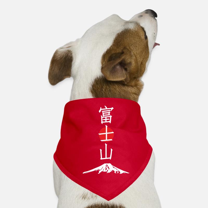 Mont Fuji. Bandana pour chien