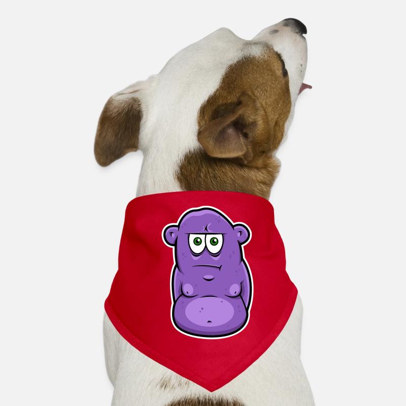 Ernstes Monster Hunde-Bandana