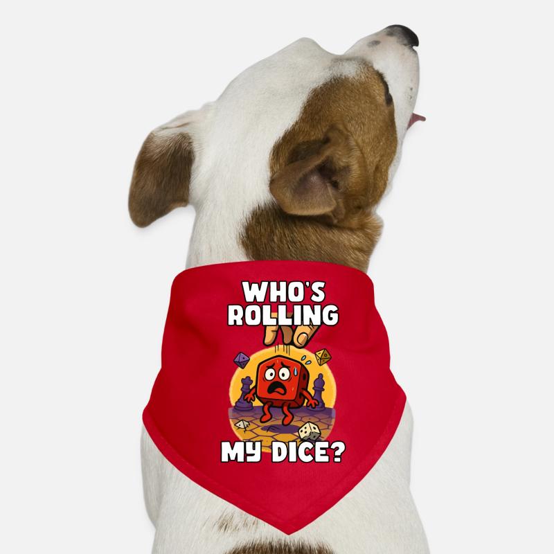 Who's Rolling My Dice? Dog Bandana
