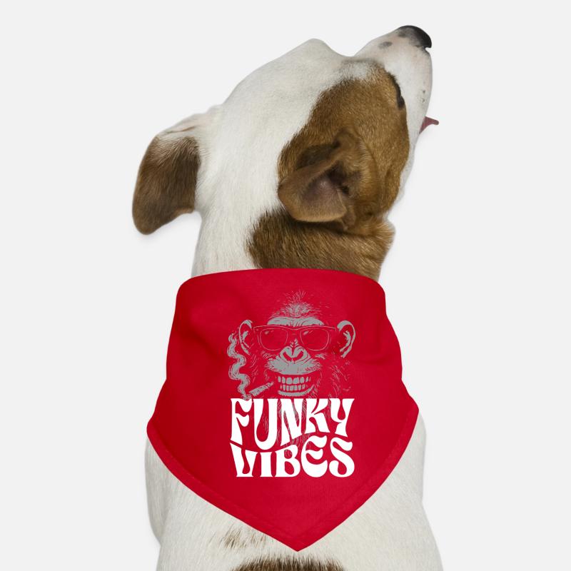 Monkey Funk Vibes Bandana pour chien