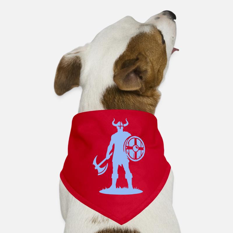 Viking Warrior with Shield Dog Bandana