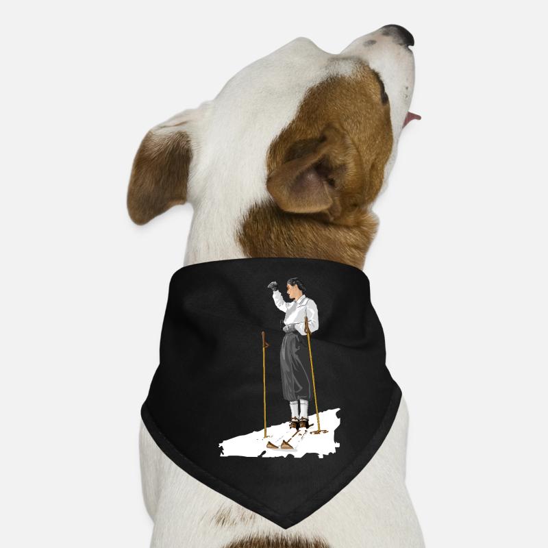 Skimode in den 30ern Hunde-Bandana