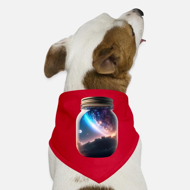 L’univers dans un verre Bandana pour chien