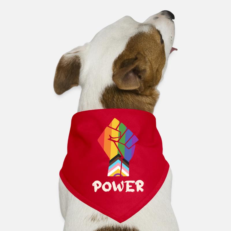 Pride Progress Power Pride Faust für Equality Hunde-Bandana