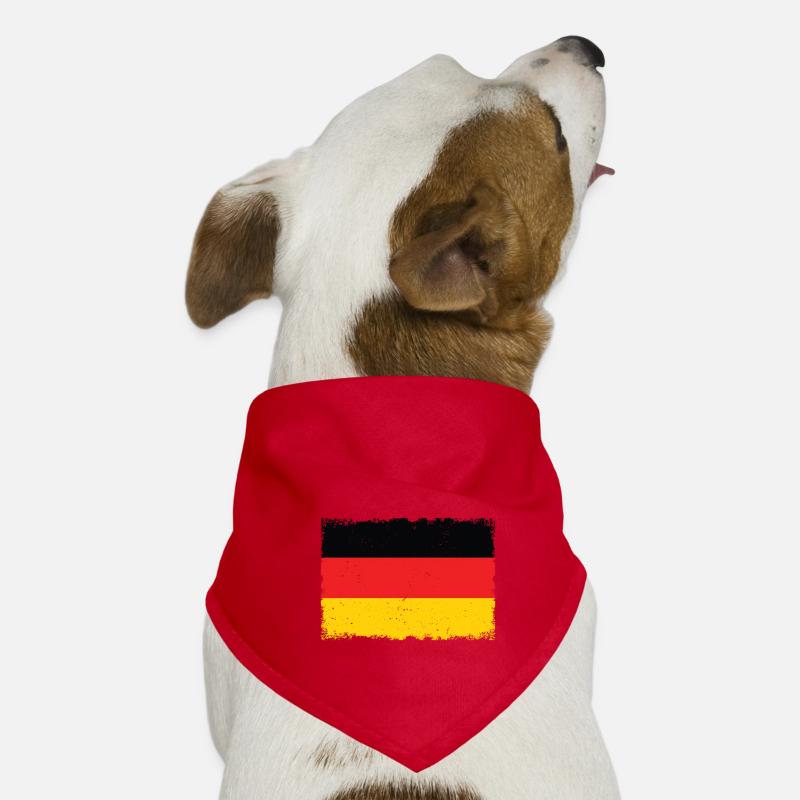 Grunge German flag Dog Bandana