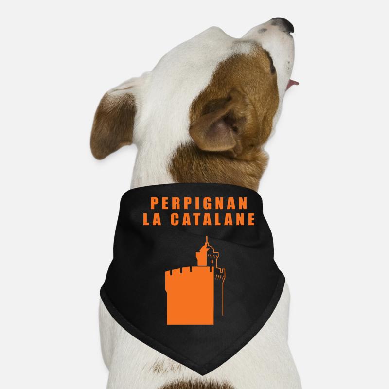 castilletORANGE Bandana pour chien