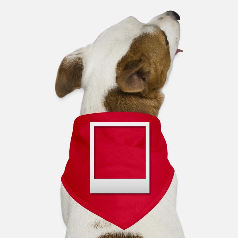 Rahmen mit Schatten Hunde-Bandana