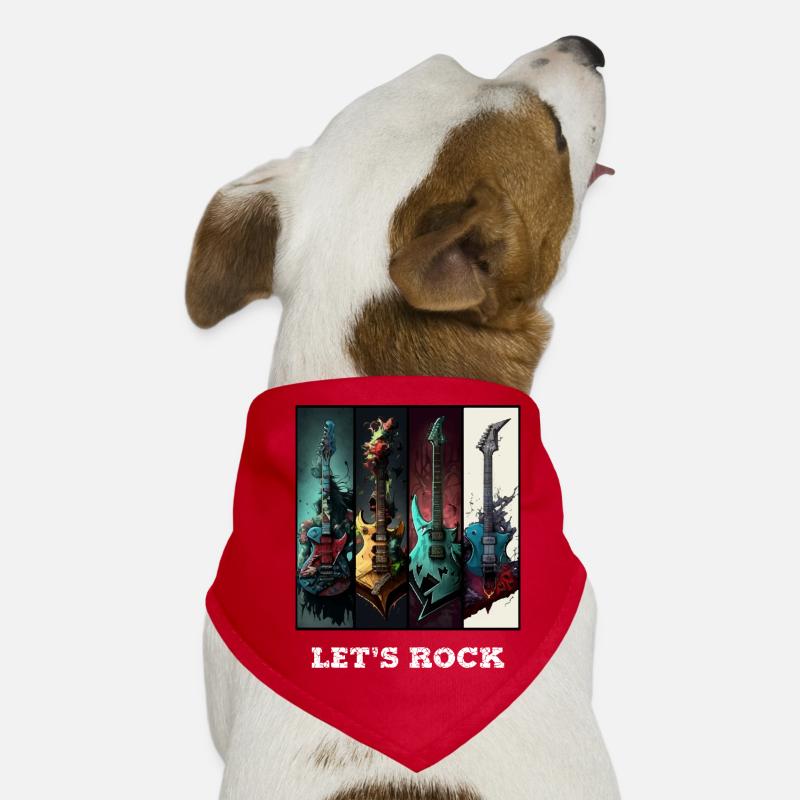 Rock lets Dog Bandana