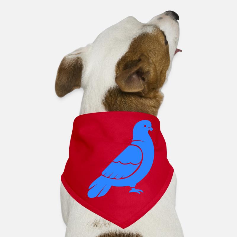 taube Hunde-Bandana