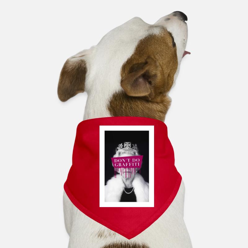 don't do graffiti poster Dog Bandana