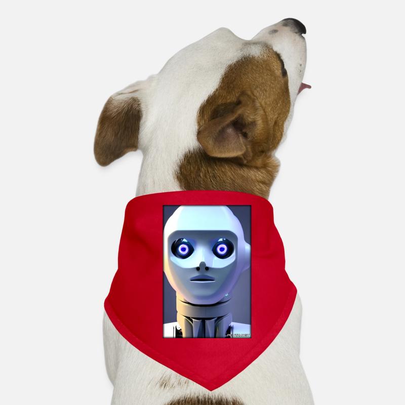 Roboter Zukunft Technik Wissenschaft Android Hunde-Bandana
