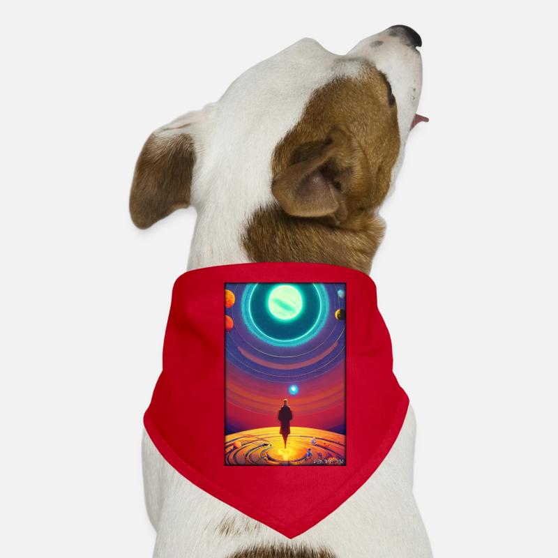 Galaxy Cosmos Universe Solar System Astronaute Bandana pour chien