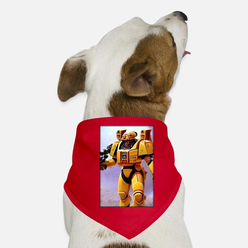 Kampfbot Robot Super Soldat Machine Guerrier Bandana pour chien