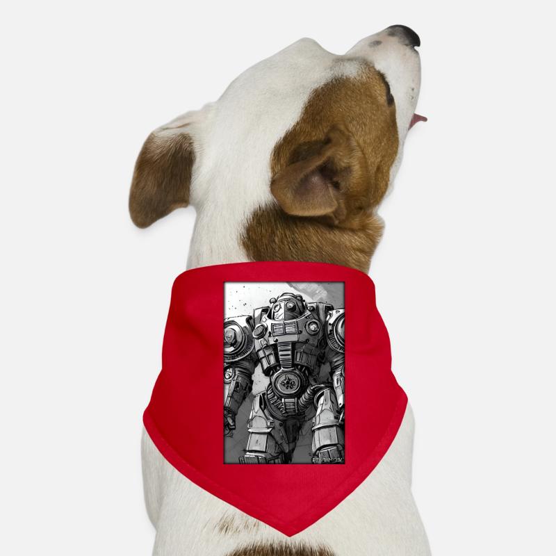 Kampfbot Robot Super Soldier Machine Warrior Dog Bandana