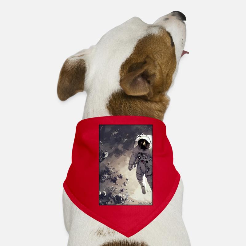 Technologie de science-fiction Astronaut Future Bandana pour chien